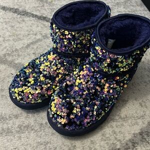 Ugg Sequin Ankle Boots Size 7